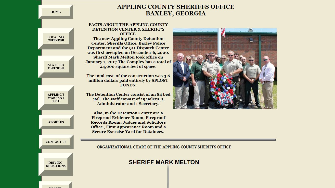 About Us - Appling County Sheriff's Office